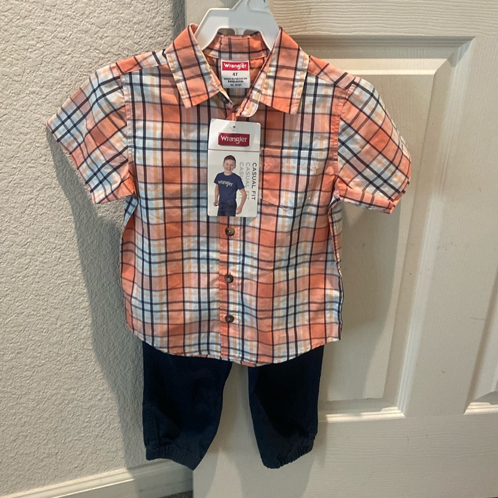Little boy top and pants set
